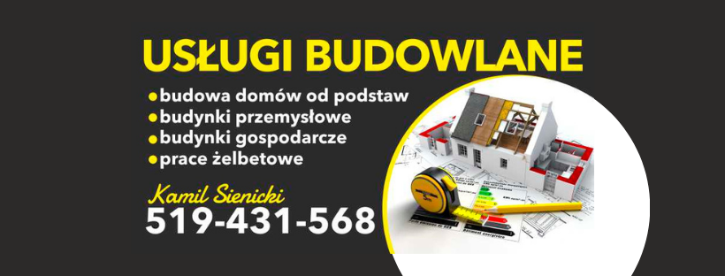 Zdjęcie na okładce dla Usługi budowlane Kamil Sienicki, Firma budowlana Łomża